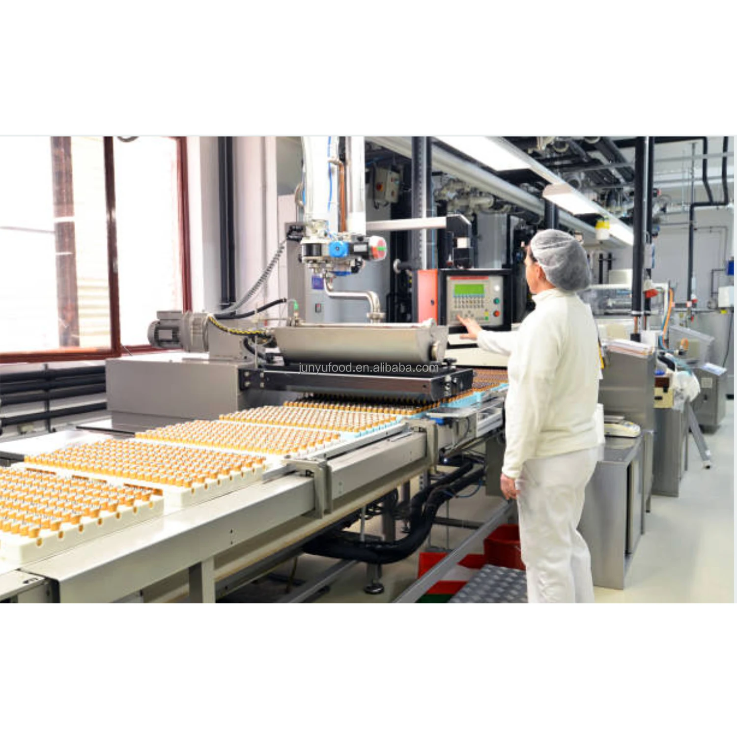 New forming  production line for sale wheel cake tunnel oven baking equipment