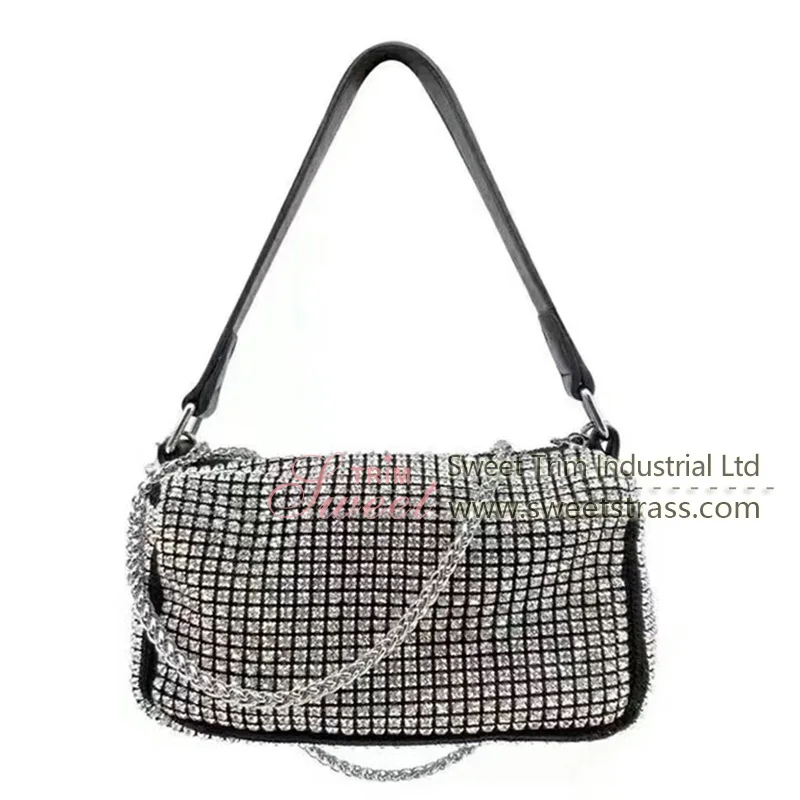 Arrival Luxury Women crystal rhinestone hand bags full crystal lady bags