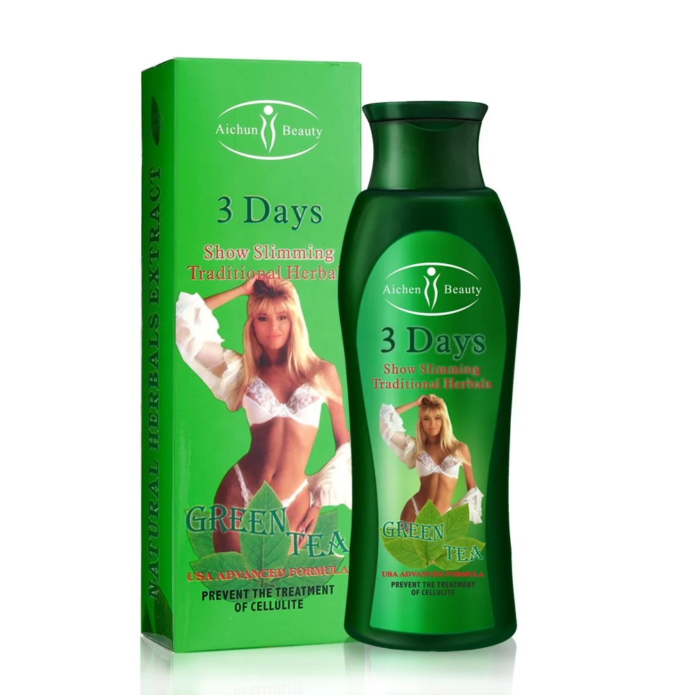 Aichun Beauty Wholesale Best Natural 3 Days Green Tea Body Shaping Cellulite Slimming Cream For Tummy