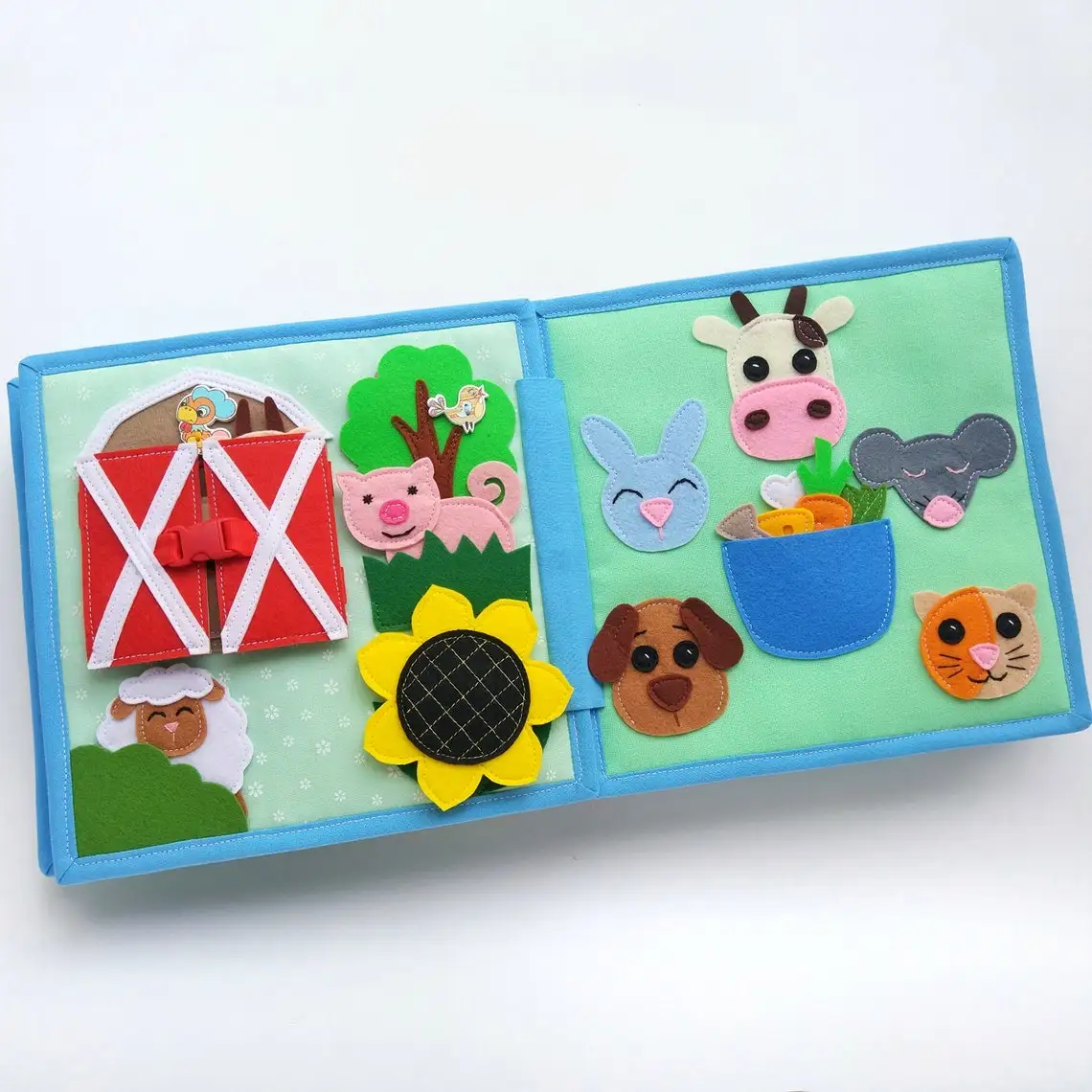 montessori busy sensory quite felt activity book diy felt quiet book felt books for kids child baby