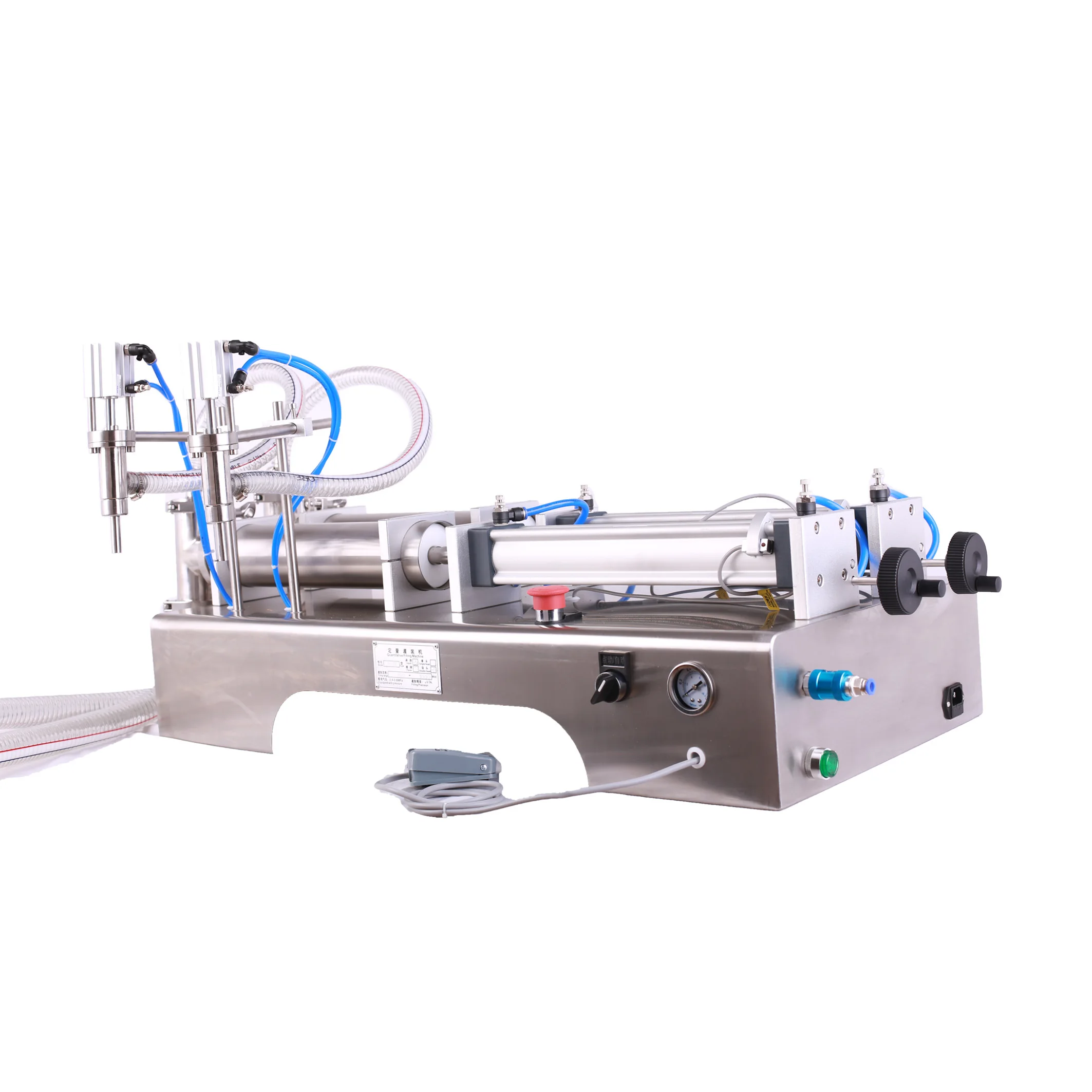 Single Head Small Desktop Magnetic Pump Filling Machine 5L/Min Flows Speed Semi Anti-Corrosion Liquid Filler Filling Machine