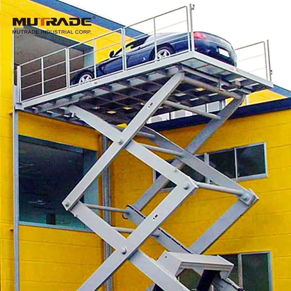 Hydraulic Car Elevator Garage Pit Parking Scissor Car Lift