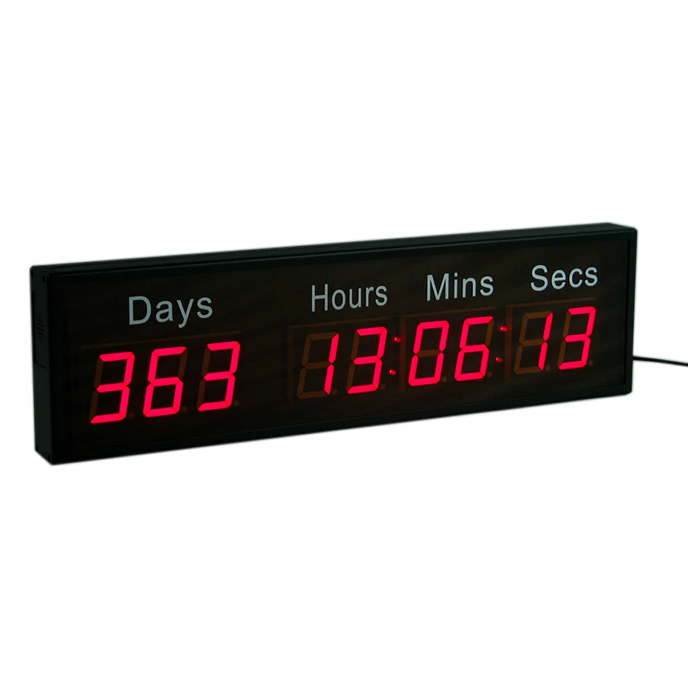 10000 days LED digital countdown timer wall mount