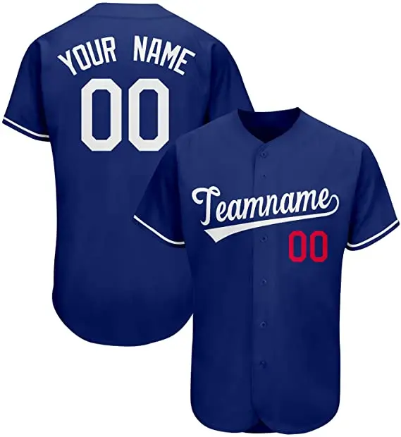 top sale custom logo 100% polyester mesh blank baseball jersey for men