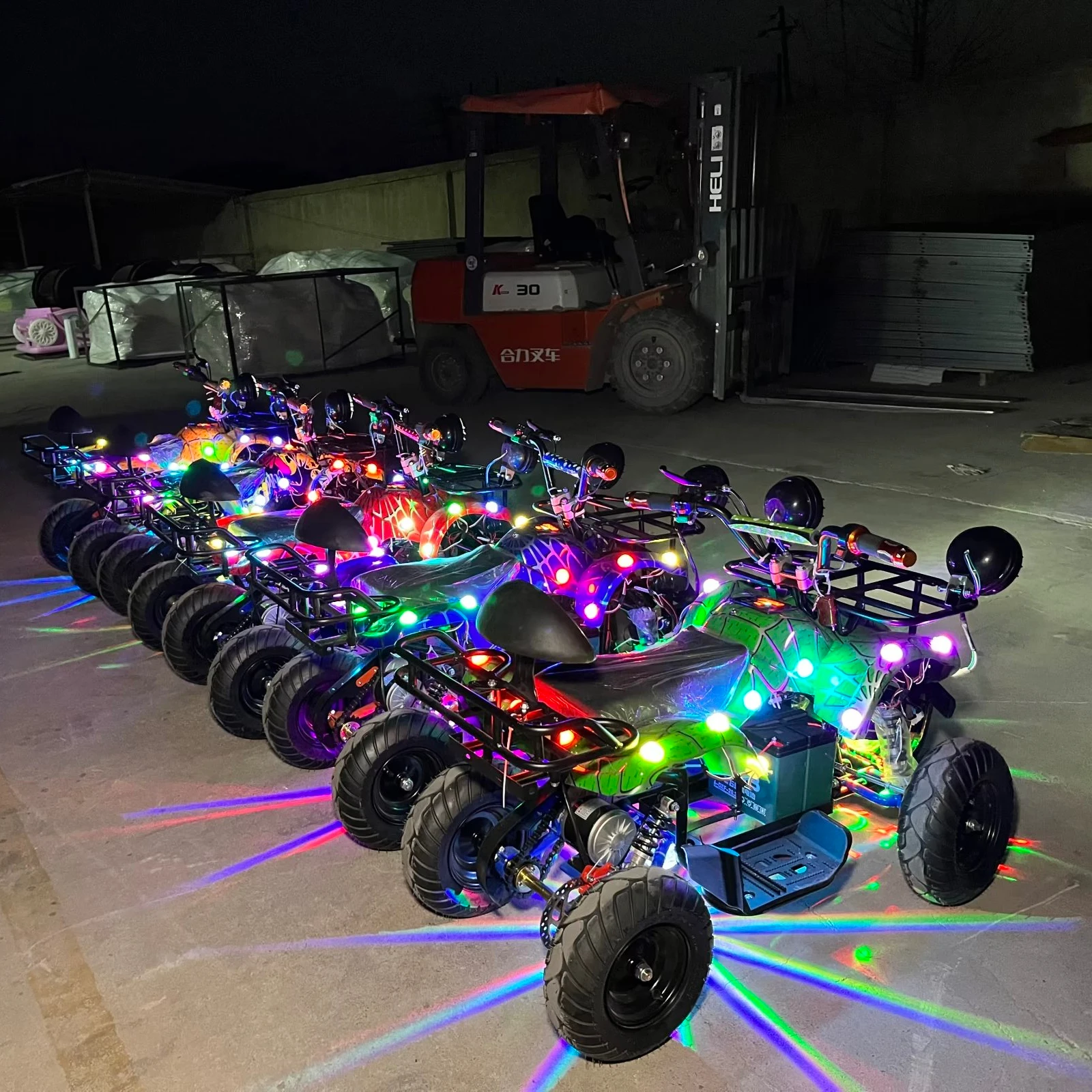 Popular In China Degree Lighting Big beach car  for Bumper Cars For Kids And Adult Parks Poles  Power Colorful Car