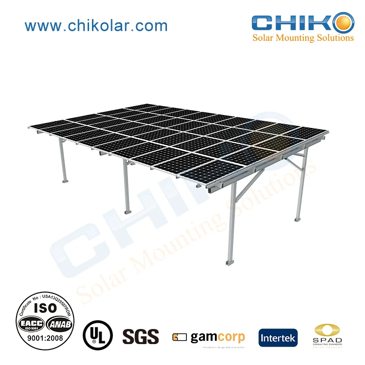 Chiko Solar Aluminum Carport mounting rack / Structure