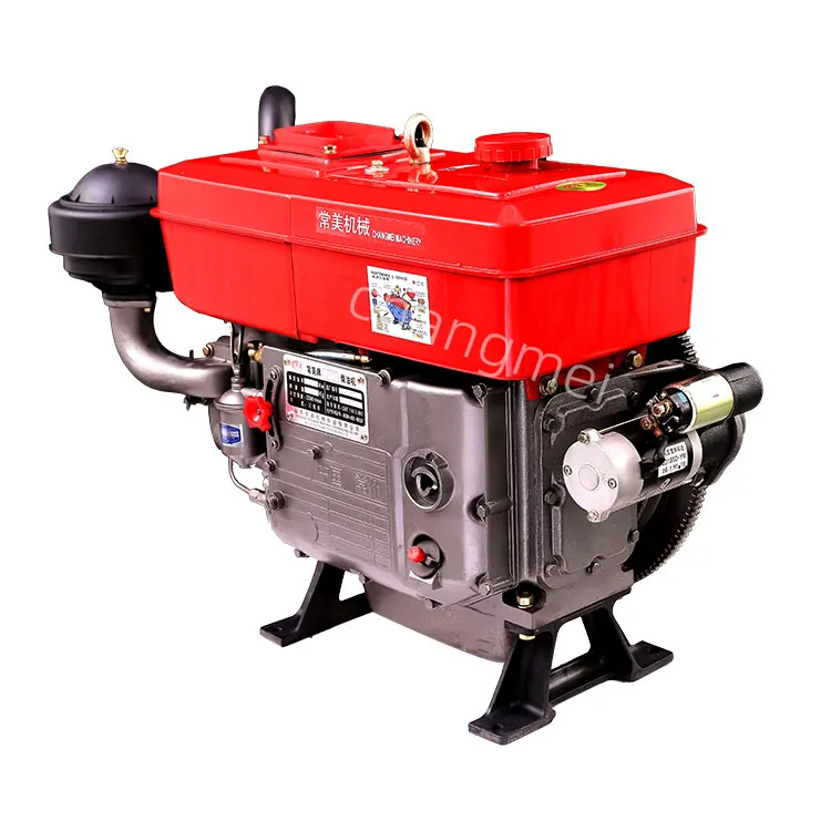 Changmei ZS1130 marine diesel engine 32hp Water-cooled electric start four stroke single cylinder diesel engine