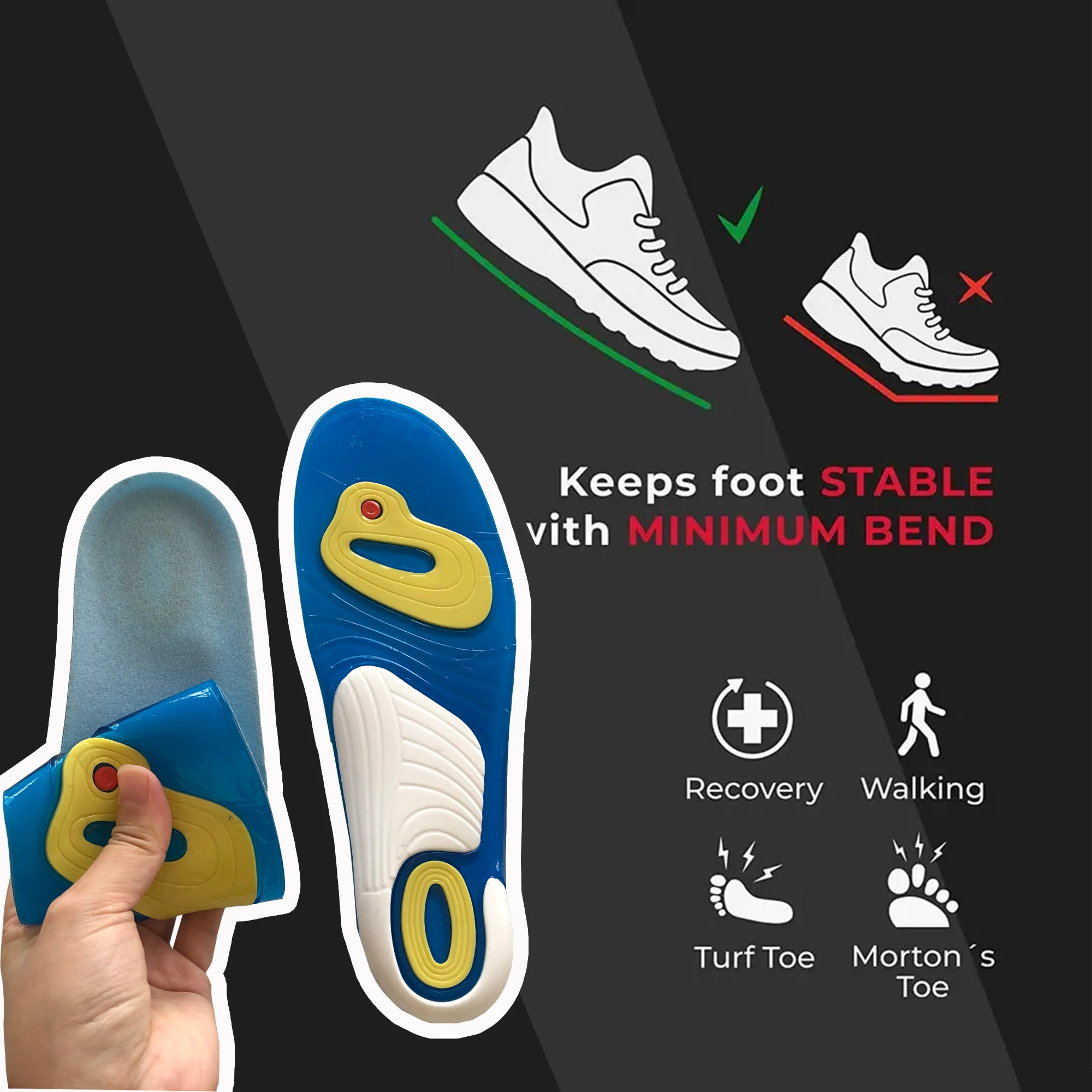 vktry insole  arch support custom orthotics thermoplastic insole
