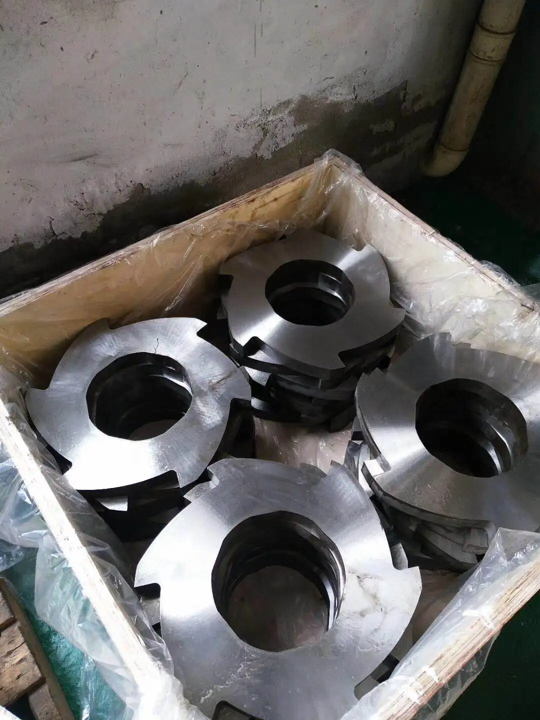 
factory Oem H13 Out diameter 350MM metal shredder blade <a href=