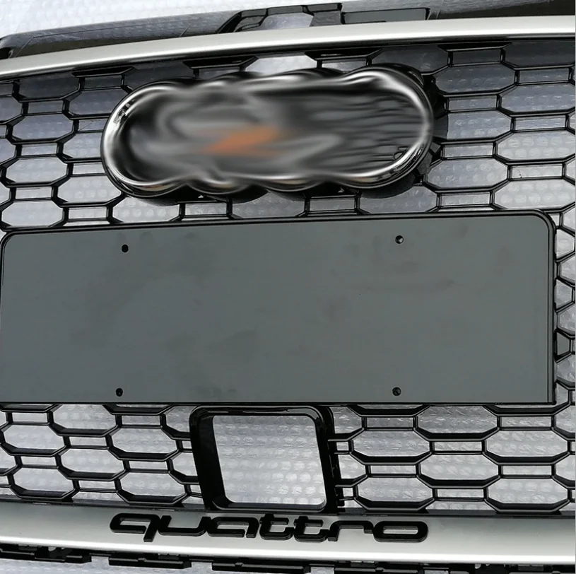 Front Bumper Grille Hood Grill For Audi A3 2017 2018 2019 Facelift Audi RS3 Racing Grille with ACC Hole