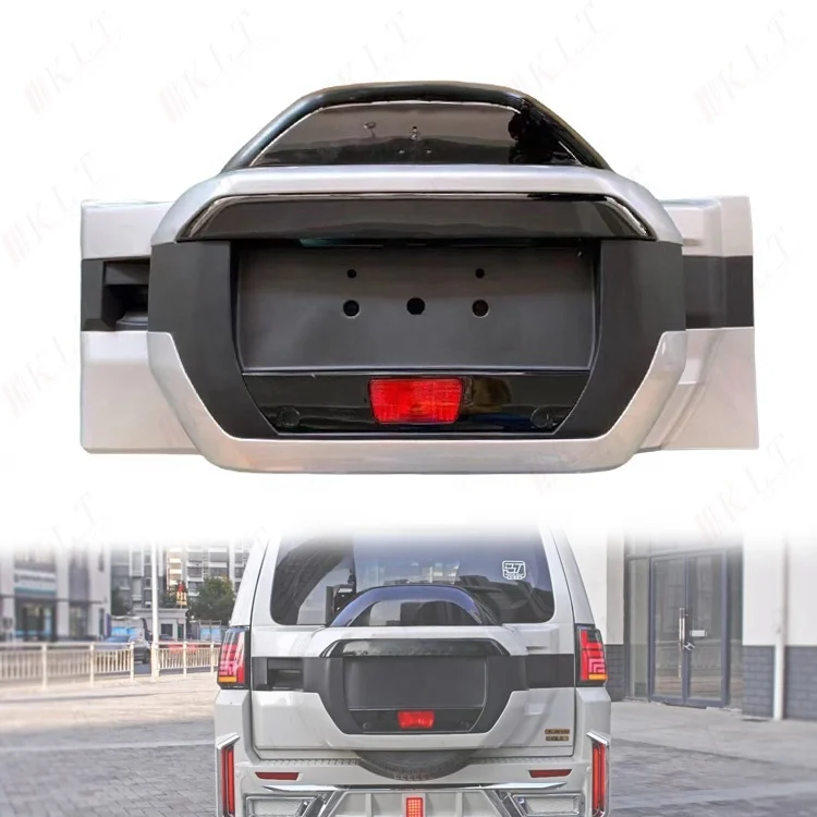 KLT best quality Plastic Wheel Fabric Custom Design Logo Tire Cover Body Parts For Pajero 2015