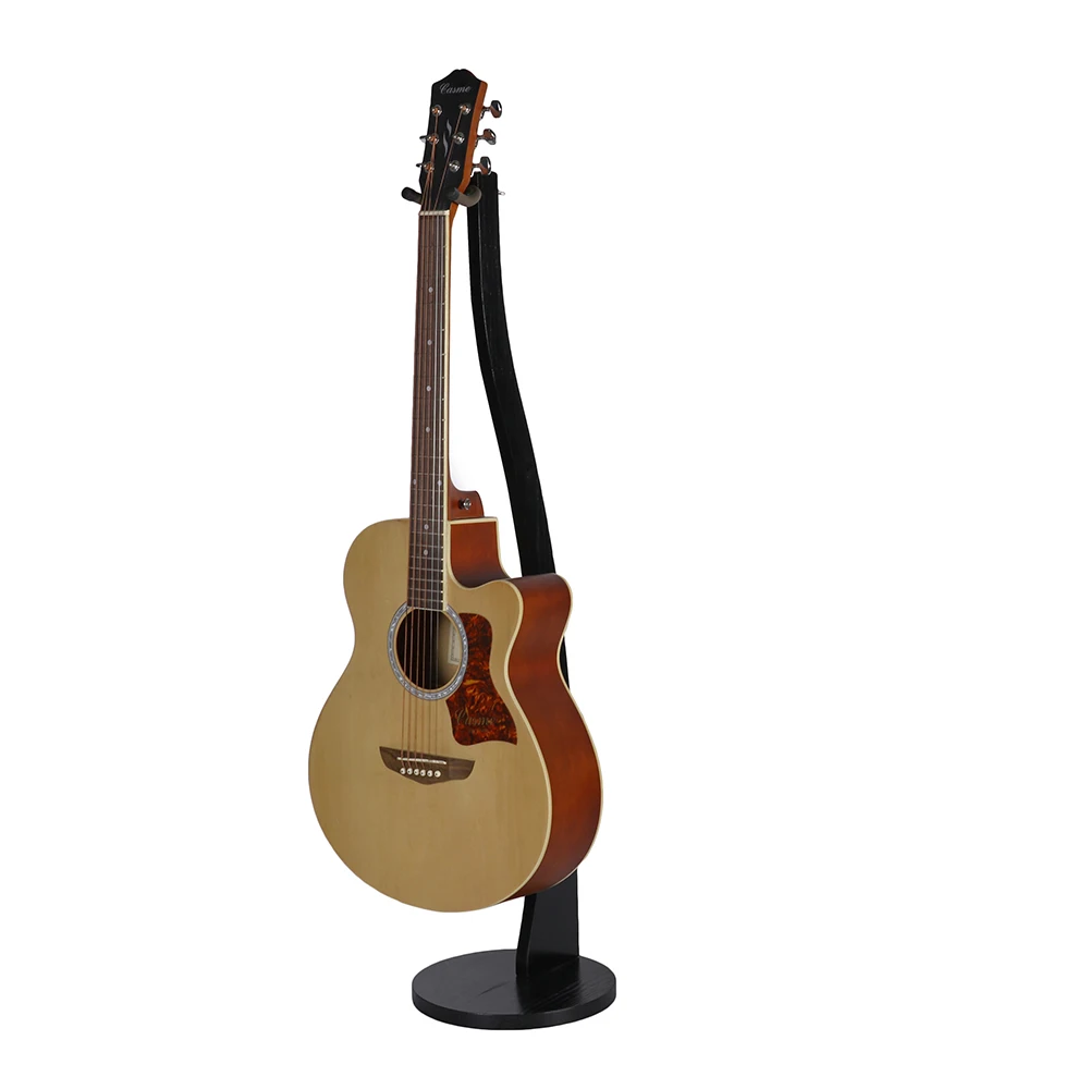 Hardwood Guitar Stand Folding Guitar Floor Rack for Home Studio Stage