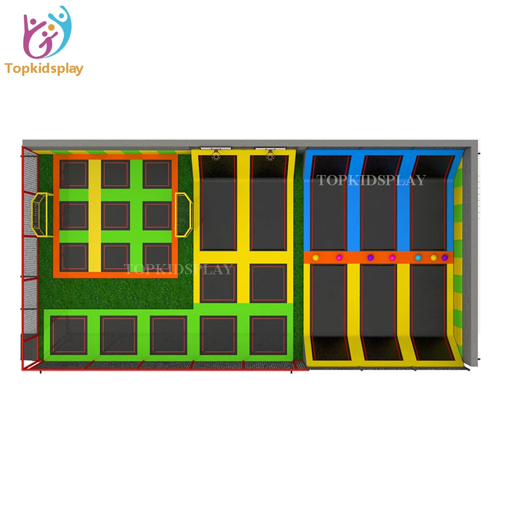 Topkidsplay  Jumping Fitness Trampoline  and Indoor Trampoline for Children Amusement Park