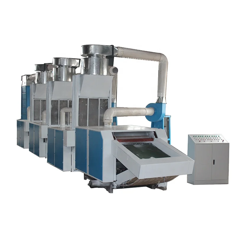 Классическая линия для извлечения отходов текстиля Rong da волокно подходит линии переработки одежды из нетканого