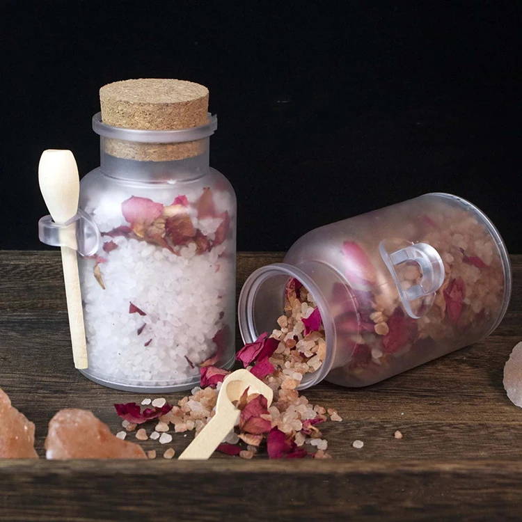 Private Label Organic Vegan Relax Aromatherapy Natural Crystal Dry Flower Epsom Himalayan Salt Bath Salt