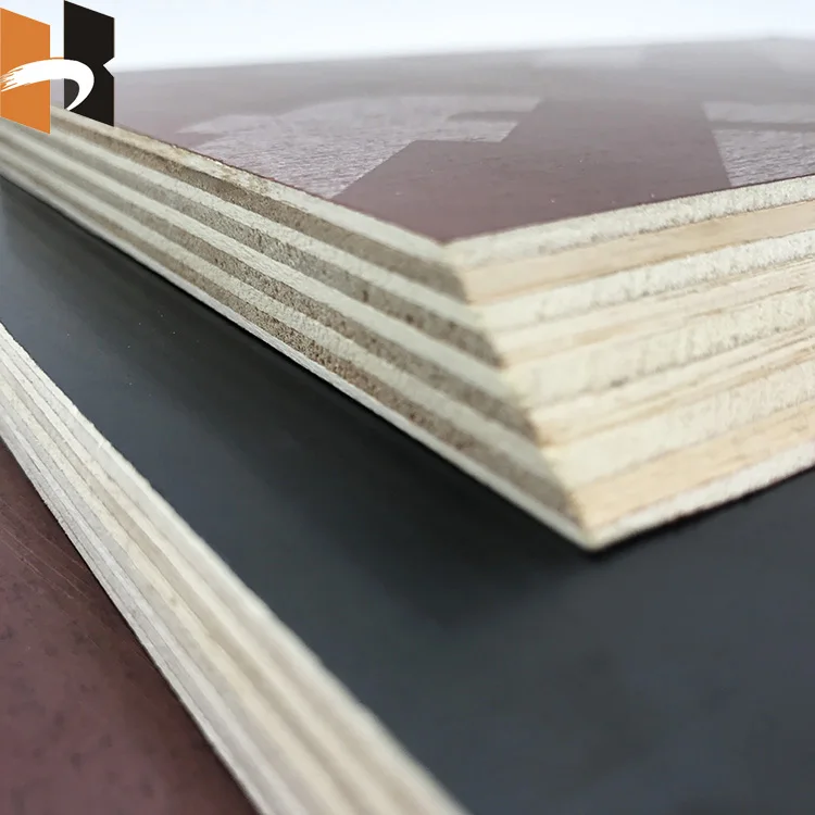 High Quality Film Faced Plywood 12mm Poplar Wood Core Fancy Plywood For Construction