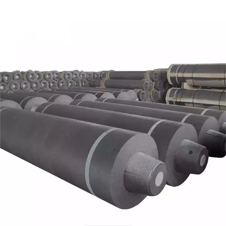 HP 250 Russia Cases BLACK Coke Steel Wooden Packing Graphite Electrode plate for arc furnaces