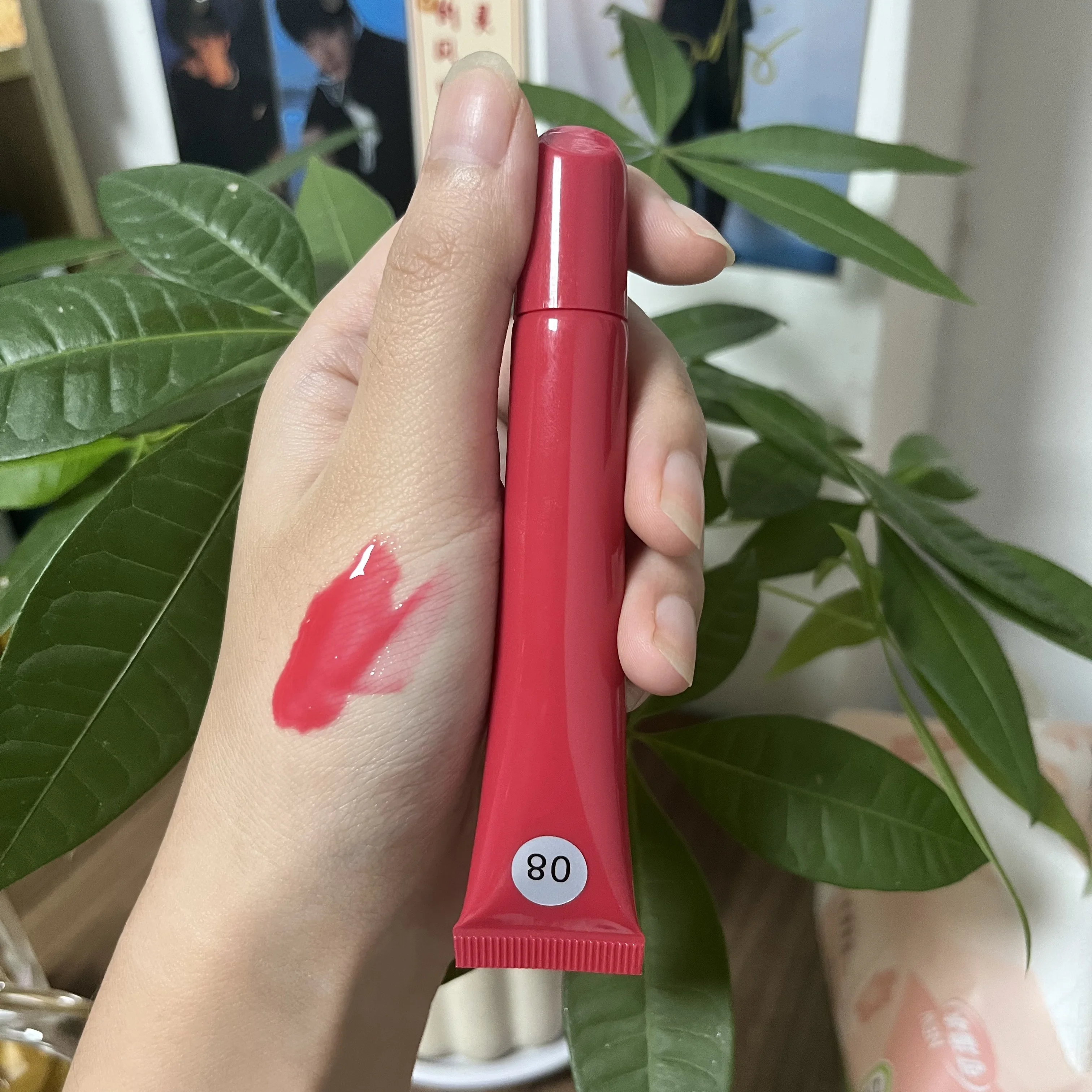 High Pigmented 8 Colors Wholesale Cosmetics Shiny Liquid Lip Gloss Waterproof Moisturizing Lipgloss Makeup