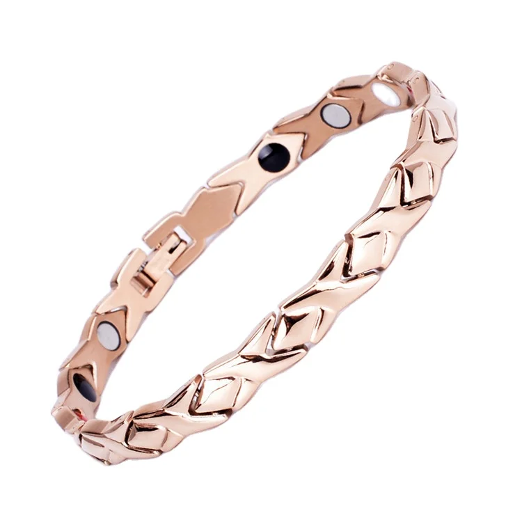 Stainless Steel Bracelet Couple Titanium Steel Jewelry Magnetic Bracelet Spot Wholesale