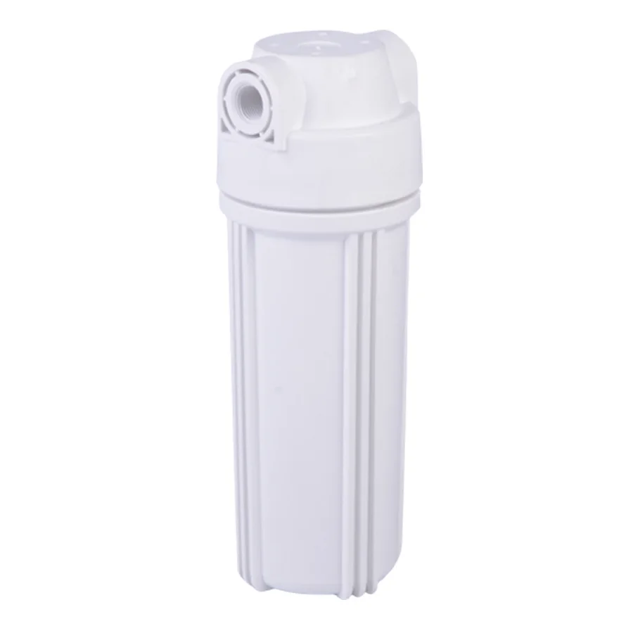 High quality white ro shell housing big flow water filter bottle with brass port