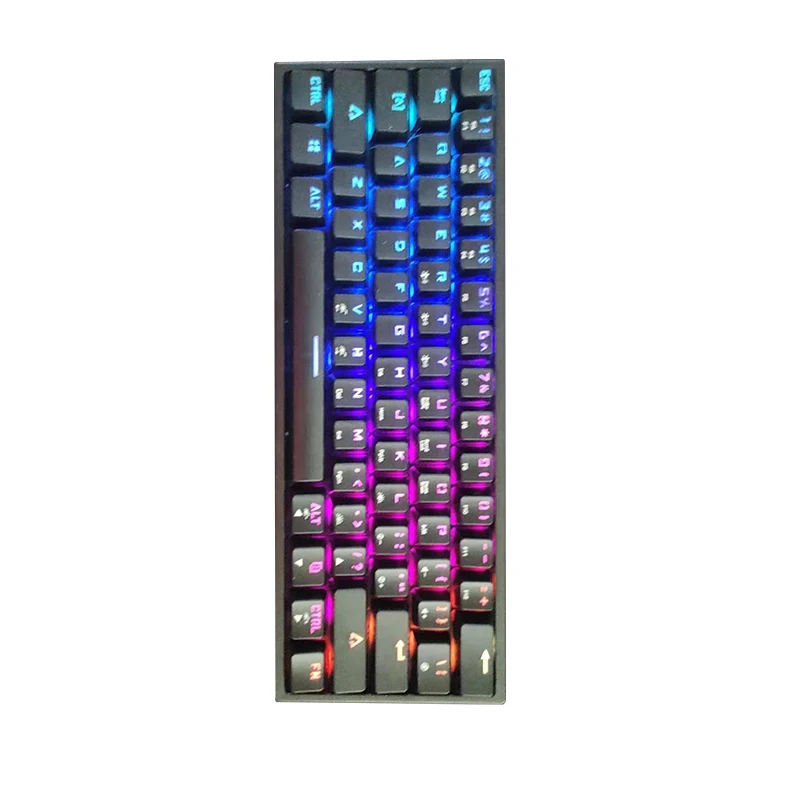 
2021 New Excellent Backlight Gaming Wired Keyboard And cheap gaming keyboard K61 gaming keyboard 