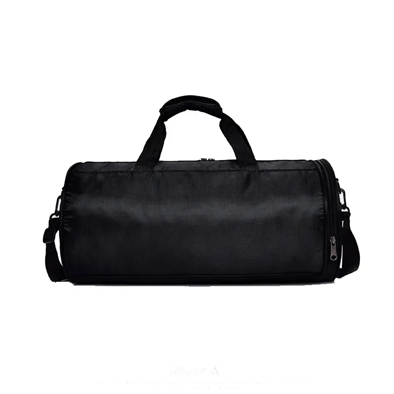 Custom Logo Print Women Men Workout Tote Sports Gym Travel Duffel Bag with Wet Pocket & Shoes Compartment Sports Bag