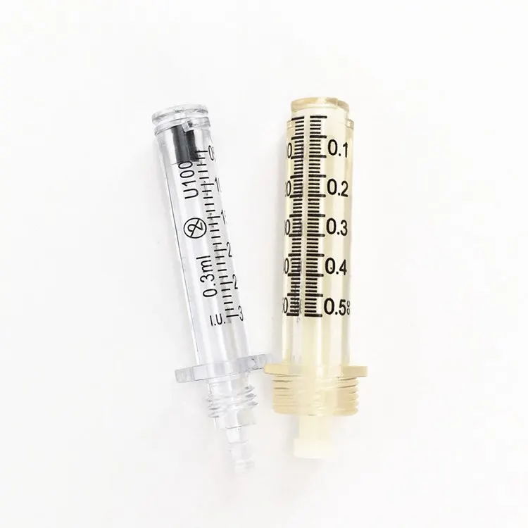 Filler Disposable Sterile Pen Ampoule Head  0.3ml  0.5ml Ampoules For Pen