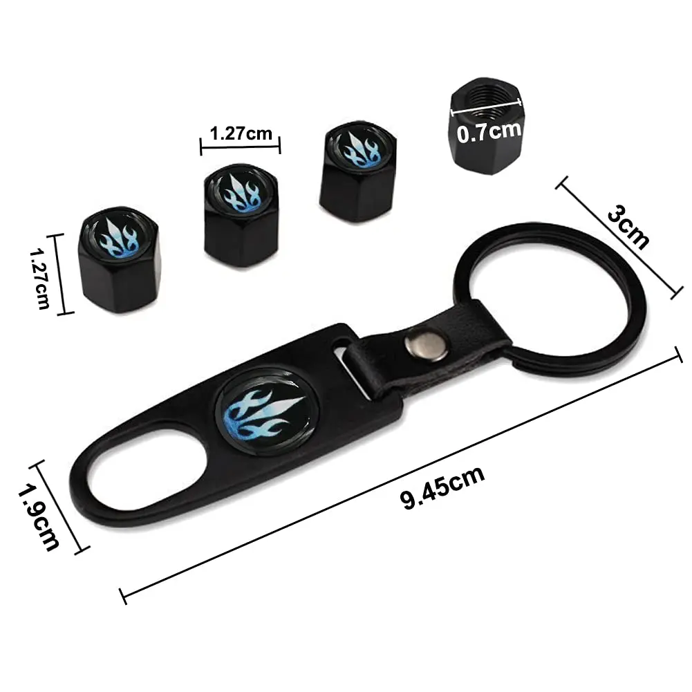 Tire Valve Dust Cover with high quality Car Tire Valve Dust Cover Tire Skin Buckle Valve Core Keychain