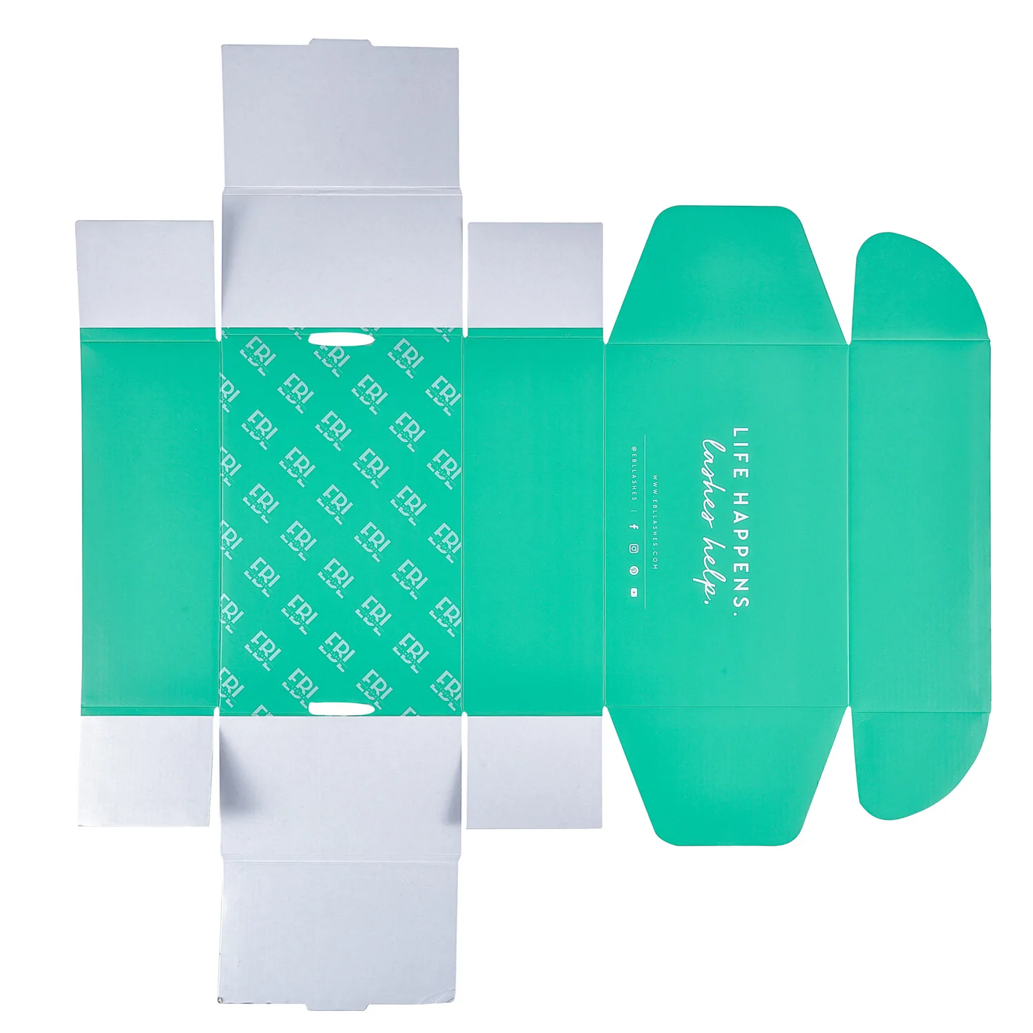 E-Commerce Custom Logo Printed Recycled Self-Sealing Shipping Box Matt Lamination Embossing E-Flute Corrugated Packaging Mailer