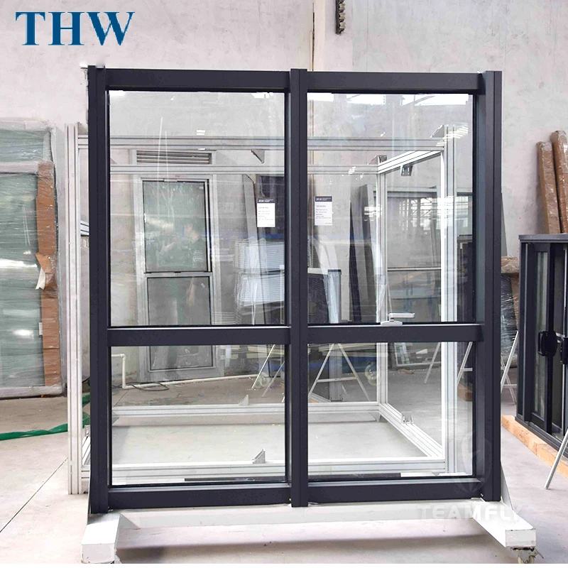 THW Floor To Ceiling Fixed Window Large Windows double glass aluminum frame Big Window Panoramic Window