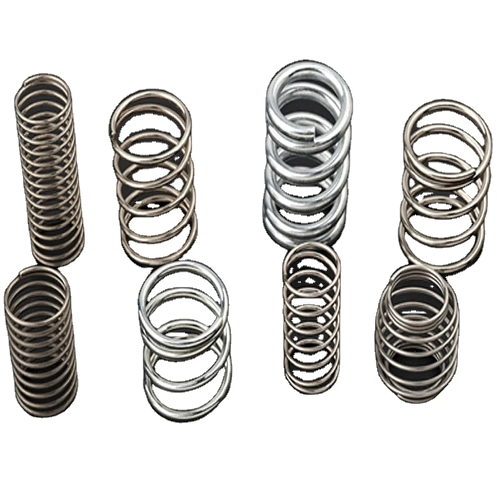Wholesale Custom metal spiral prings steel compression spring steel heavy duty coil spring with both end flat for spiral spring