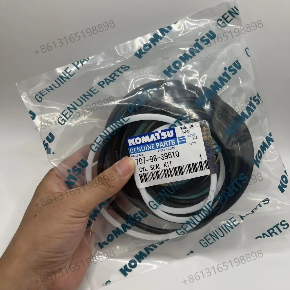 Komatsu Bucket Hydraulic Cylinder Seal Kit Excavator PC200-8 PC200LC-8 PC210-8 PC228 Service Kit 707-98-39610