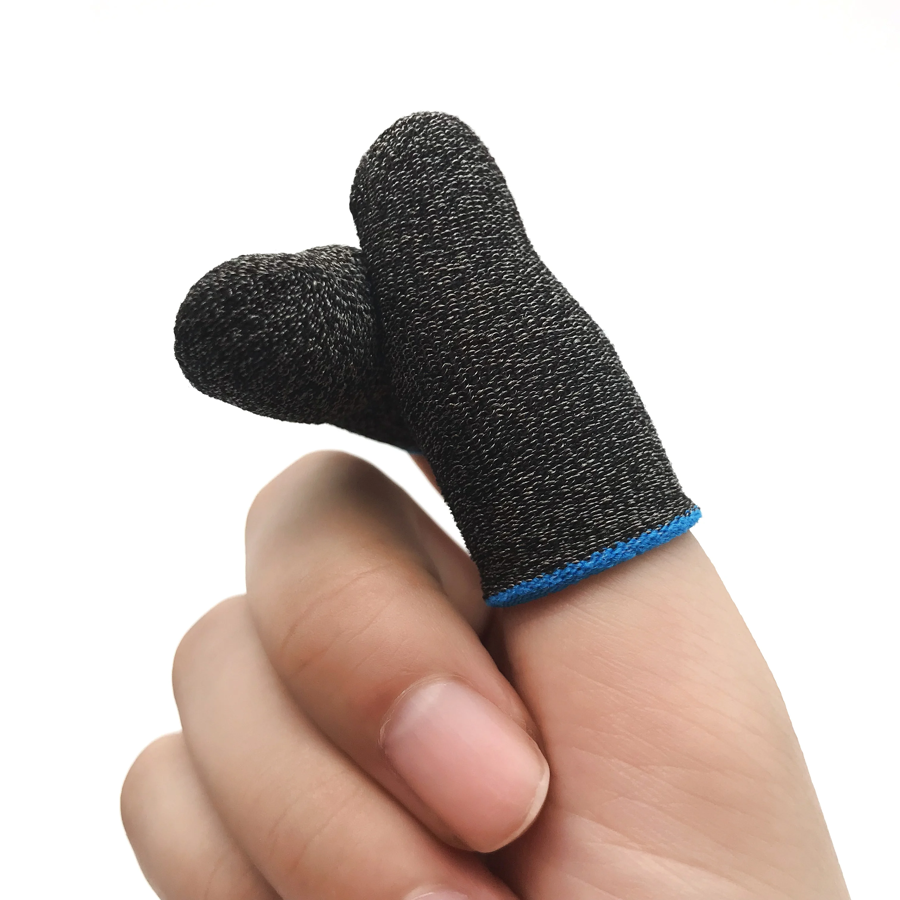 Sleep-proof Sweat-proof Professional Touch Screen Thumbs Finger Sleeve for Phone Game