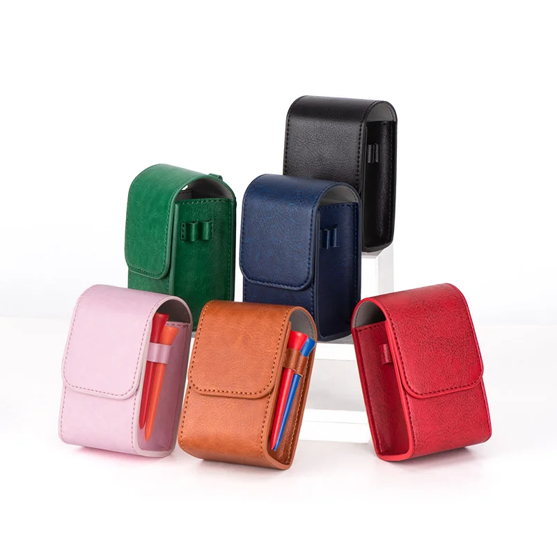 Wholesale Leather Golf Ball Pouch Outdoor Ball Waist Bag Organizer Case Golf Accessories Storage Bag for Golf