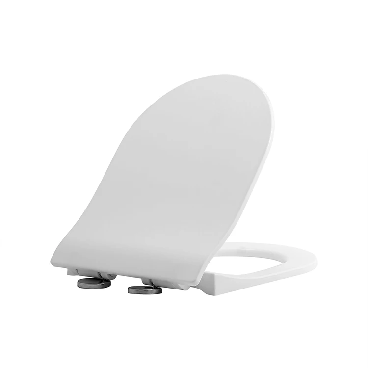 Wholesale home hotel quick release sanitary ware white toilet seat cover PP soft toilet seat for bathroom