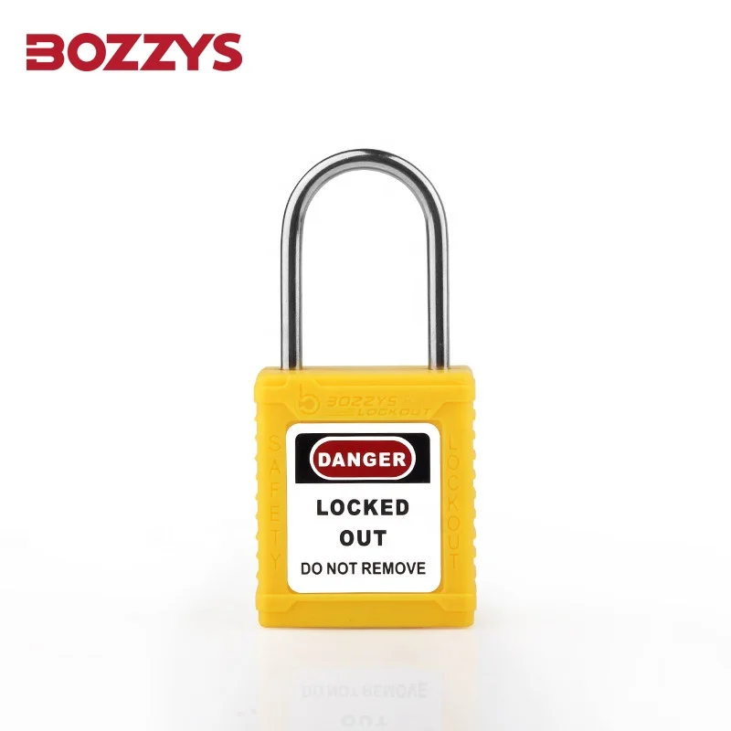 Multicolor Industrial Isolation lockout-tagout safety Padlock with Master Keyed Custom laser coding and label