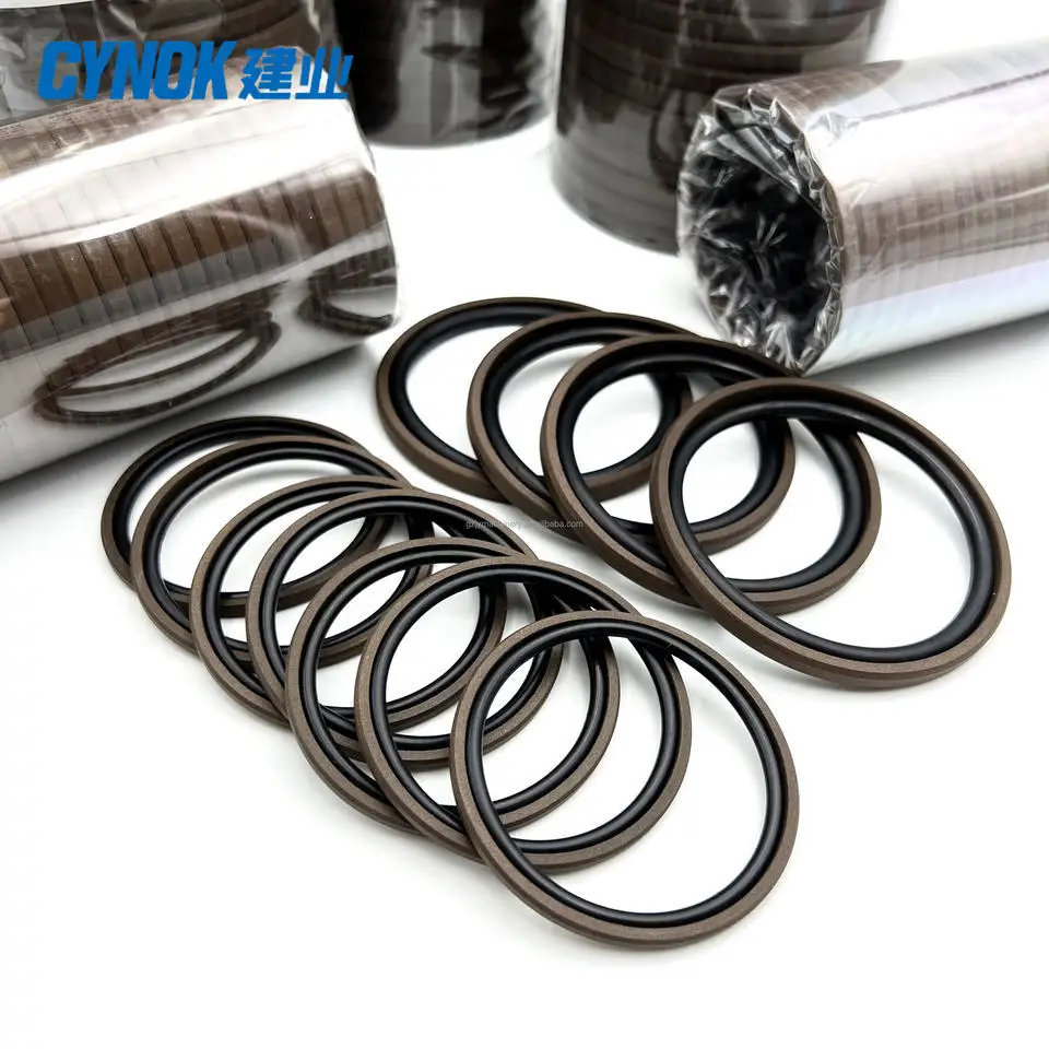 Hydraulic Piston Oil Seal SPGO 90*6.1 High Temperature Wear Resistant Shaft With Gley Ring