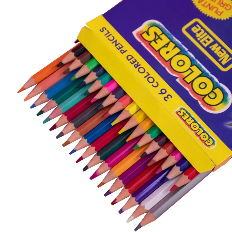 High value non toxic environmental protection art set pen multi color high quality colored pencil for kids wood drawing pencil