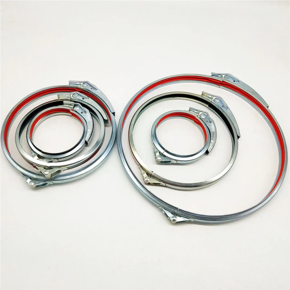 200mm Factory supply pipe clamp quick-fit clamp in stainless steel or carbon steel