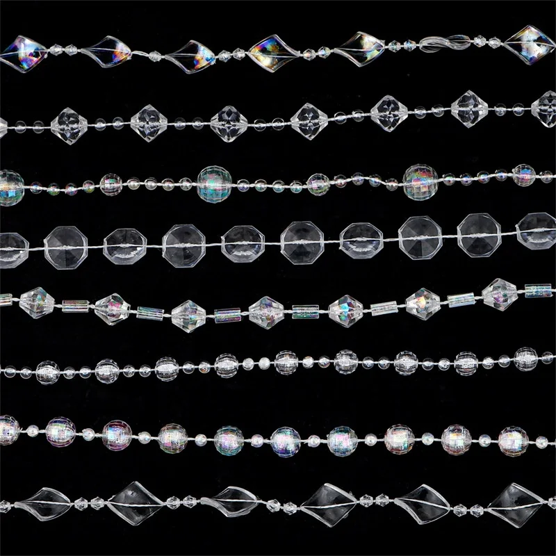 New Products Clear/Colored Acrylic Connecting Beads