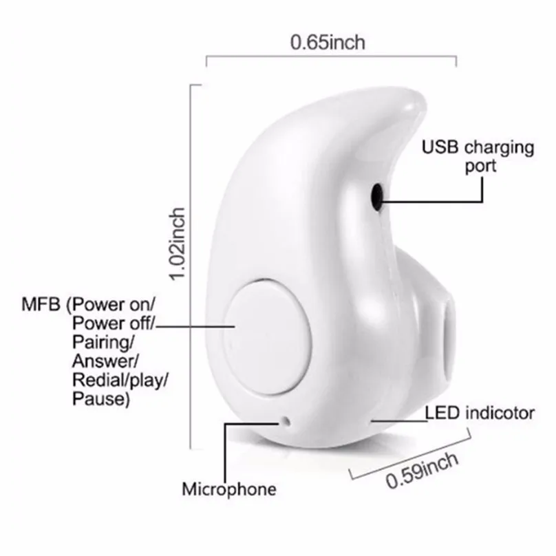 Миниатюрные беспроводные Bluetooth-наушники, наушники-вкладыши S530, гарнитура Hands free, Bluetooth стерео наушники, наушники-вкладыши, гарнитура