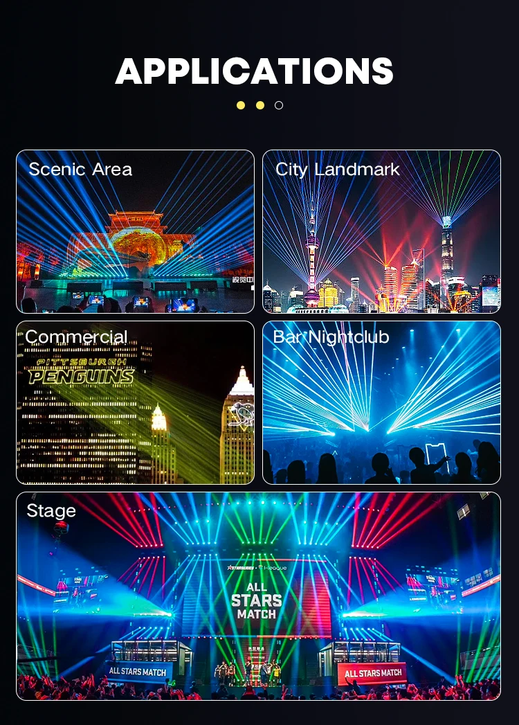 Moka sfx Full Color Laser Diode 10w RGB ILDA Laser Lights for Night Club Party DJ Stage Event