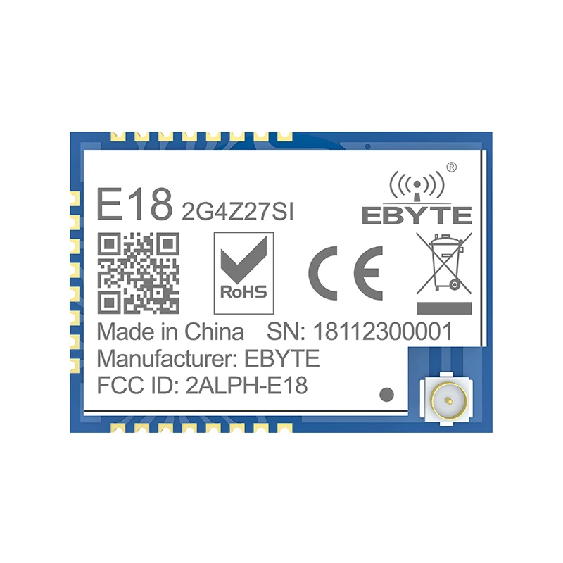 CC2530 Zigbee Mesh Network 27dBm PA CC2592 SMD IPEX Connector IO Port 500mW Long Range Transmitter Receiver E18-2G4Z27SI