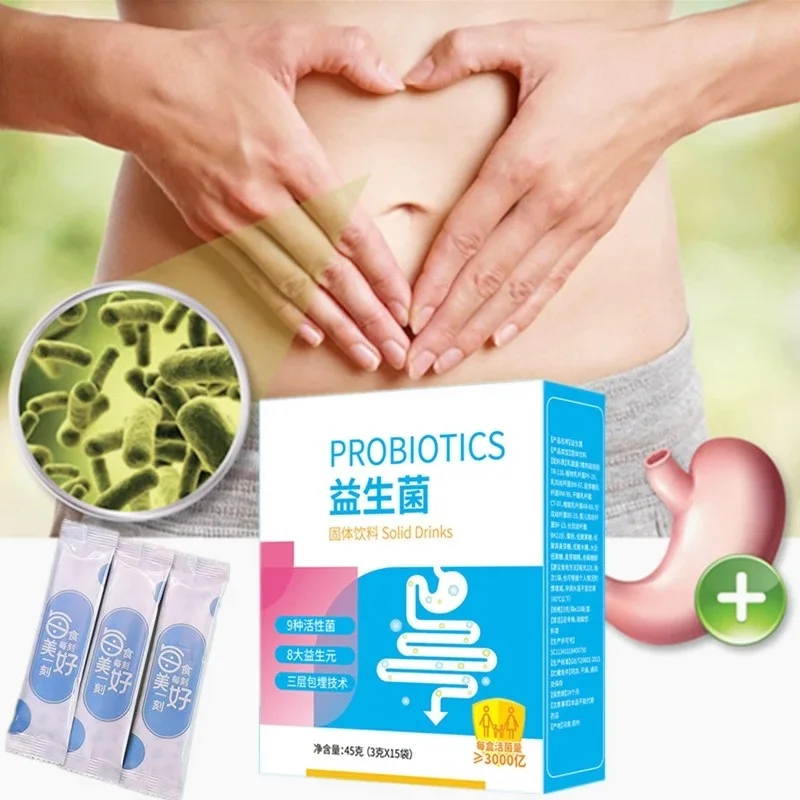 Probiotic Improve Intestinal Absorption Improve Digestion Balanced Colonies Vegan Enzyme Healthcare Supplement