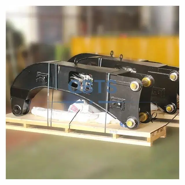 30-40 ton excavator equipped with hydraulic vibratory pile hammer and pile driver hammer for Hyundai R455LC-7