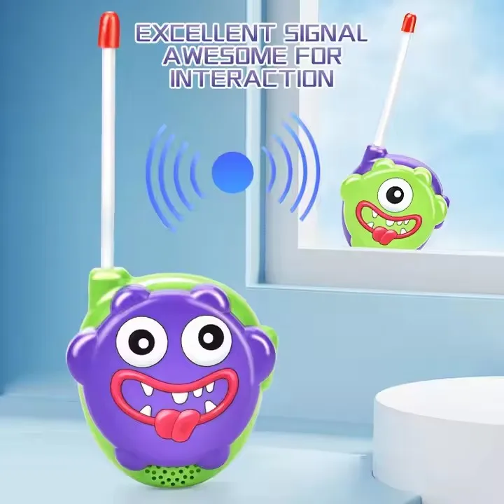 Little Monster Walkie Talkie 500 Meter Large Range Handheld Wireless Electric Interphone Outdoor Indoor Educational Toy For Kids