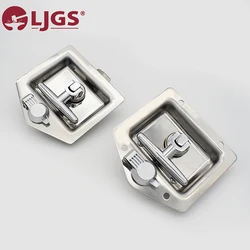 Langin   customized logo handle  Door Paddle Latch Carriage Lock For Truck Tool Box