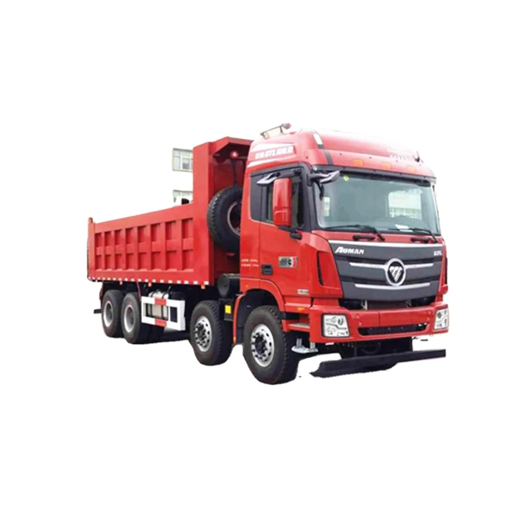 Hydraulic Cylinder 28 Cubic Meters Foton 12 Wheel Sand Dump Truck
