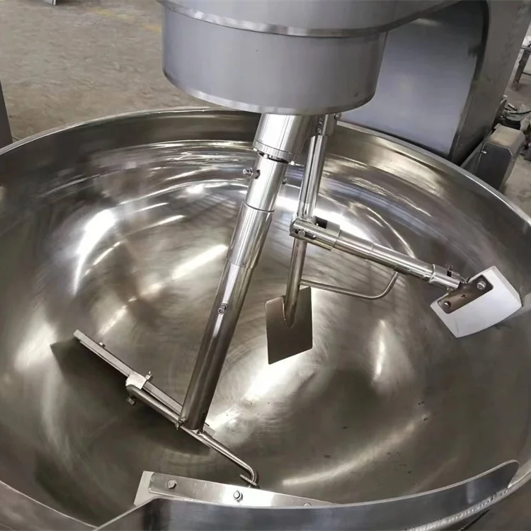 induction jacketed kettle cooking jacketed kettle with mixer cooking mixer machine