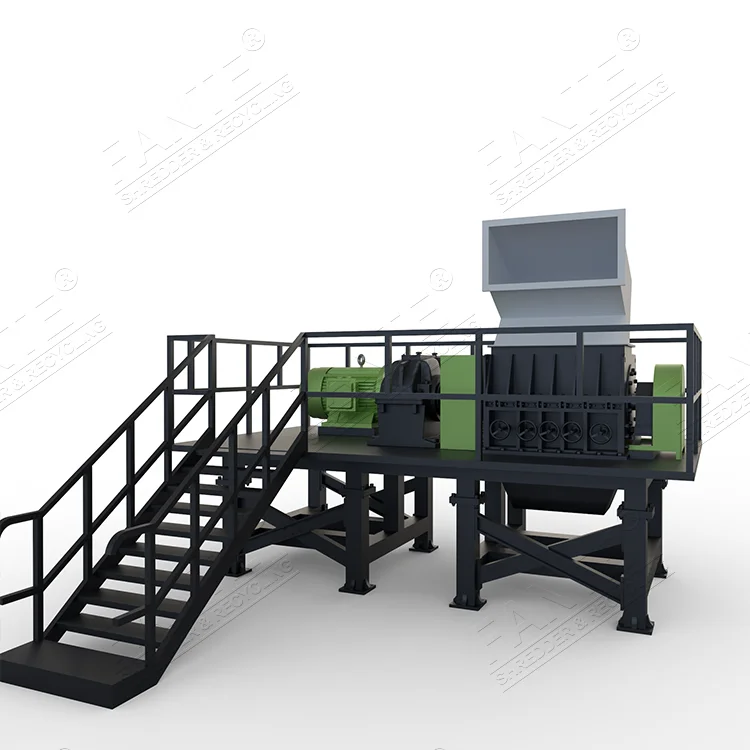 Factory Rubber Tyre Shredder Prices Waste Tires Recycling Machine Plant Scrap Tire Recycling Production Line